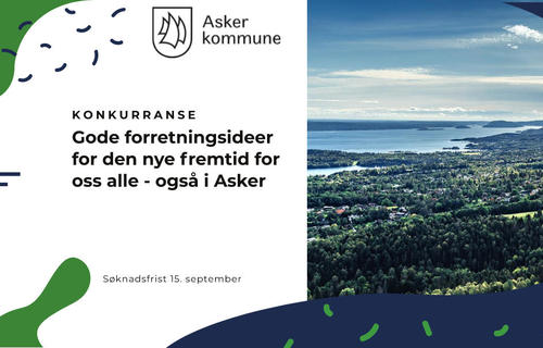 Asker kommune lanserer konkurranse om gode forretningsideer