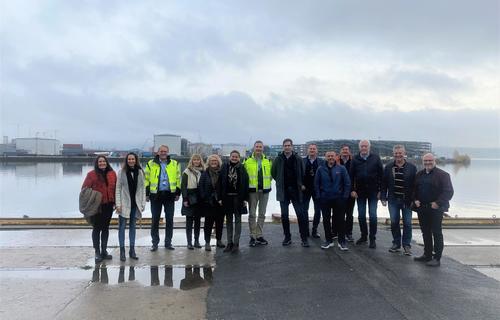 Lærerikt informasjonsmøte og befaring til Drammen havn