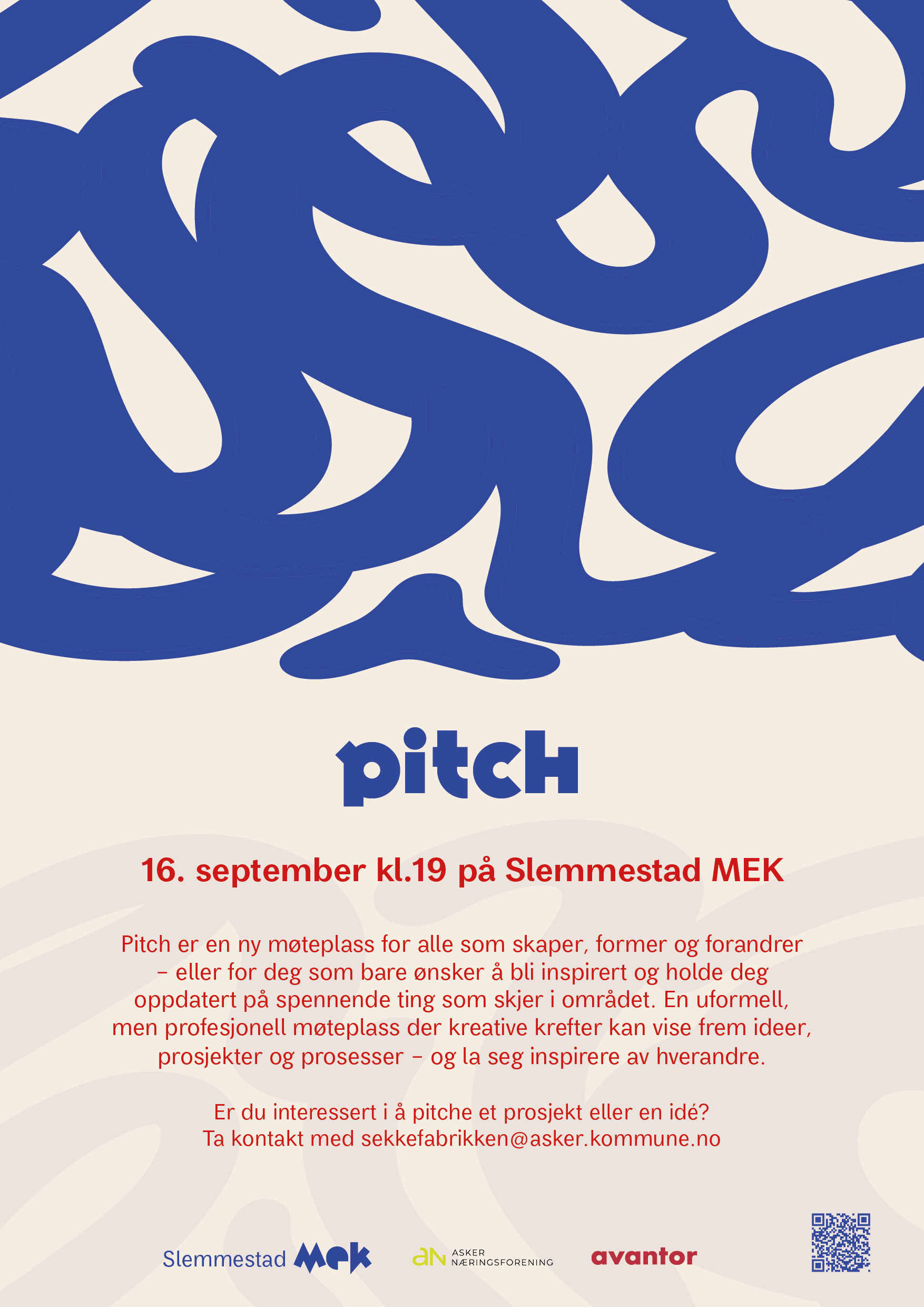 Invitasjon til Pitch 16. september